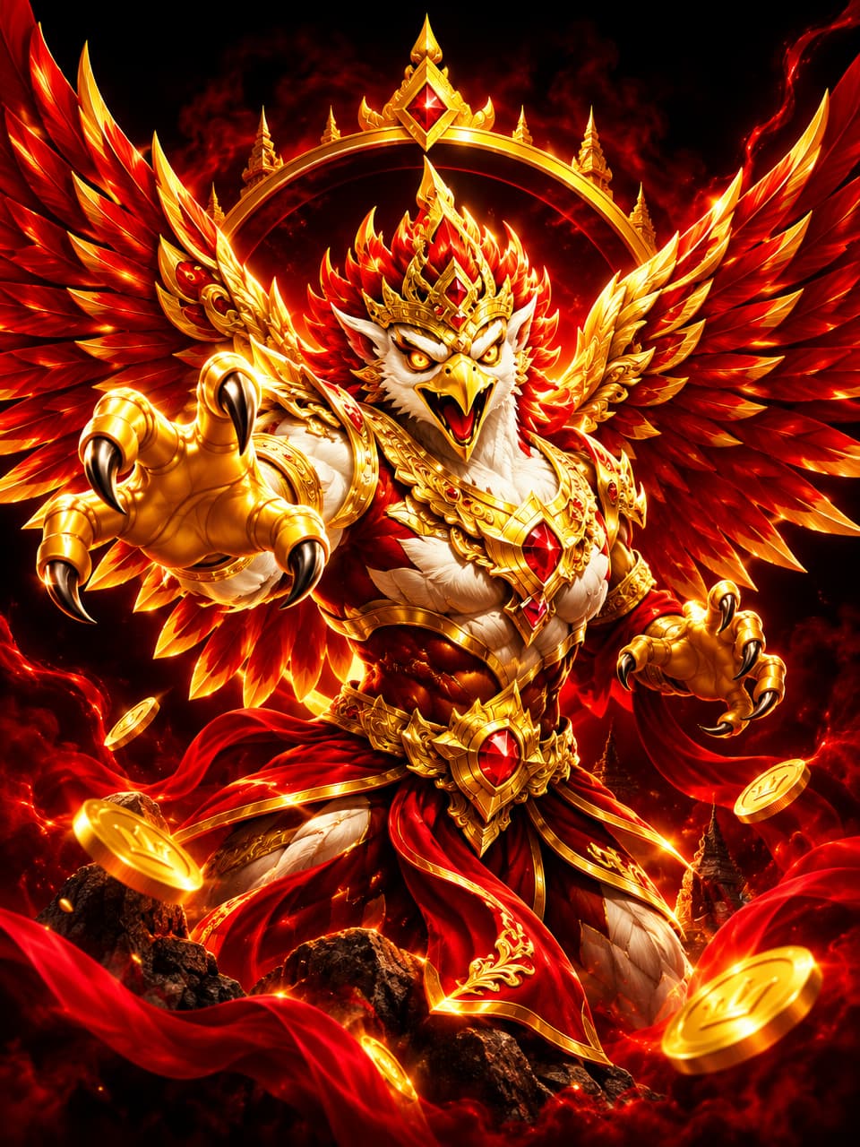 ภาพเกม JL Fortune Garuda 500 ที่ออกแบบใหม่สำหรับ sawan888 - สวรรค์888